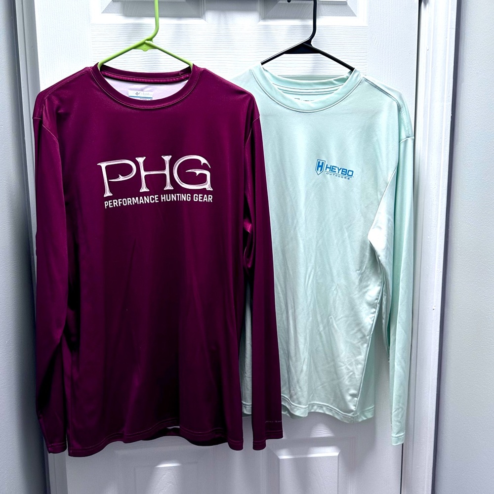 Bundle of fishing shirts